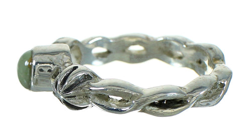 Authentic Sterling Silver Turquoise Jewelry Ring Size 7-1/4 RX87688